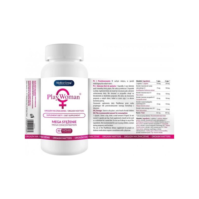 Dla kobiet tabletki podniecające pobudzające 60szt Dla kobiet tabletki podniecające pobudzające 60szt