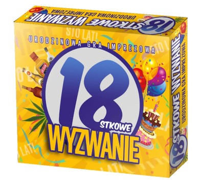 Wyzwanie gra planszowa na imprezę 18stkę prezent Wyzwanie gra planszowa na imprezę 18stkę prezent