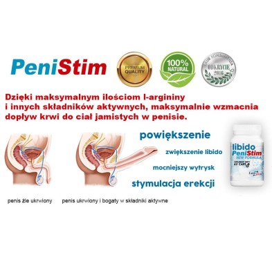 Powiększanie penisa erekcji libido potencji 65tab