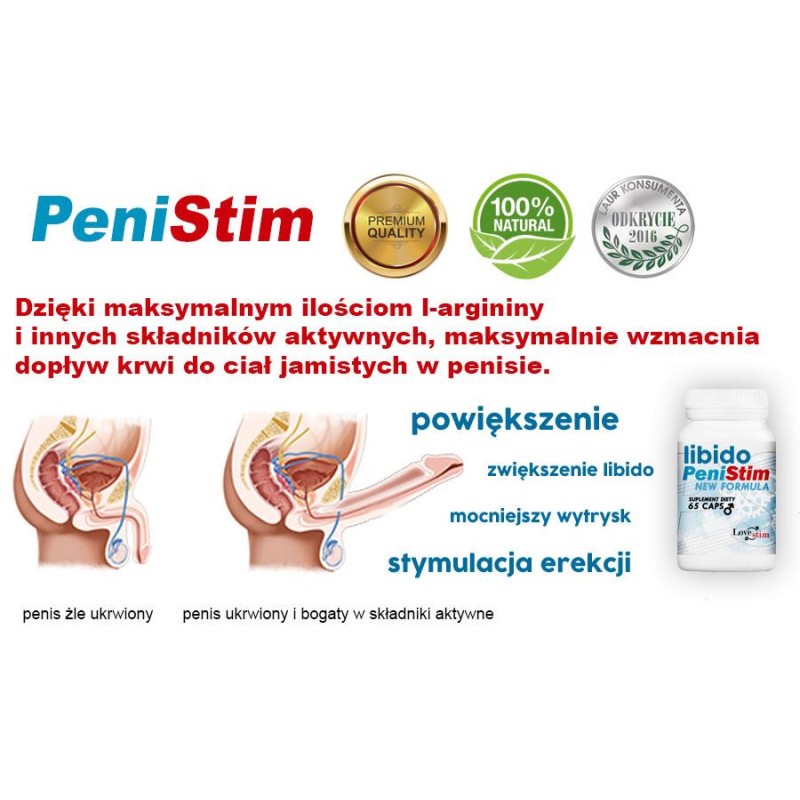 Powiększanie penisa erekcji libido potencji 65tab