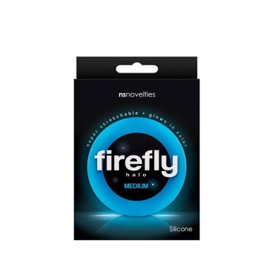 Pierścień-FIREFLY HALO MEDIUM BLUE