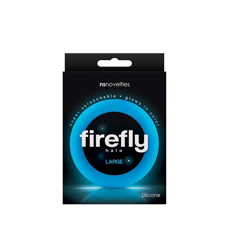 Pierścień-FIREFLY HALO LARGE BLUE