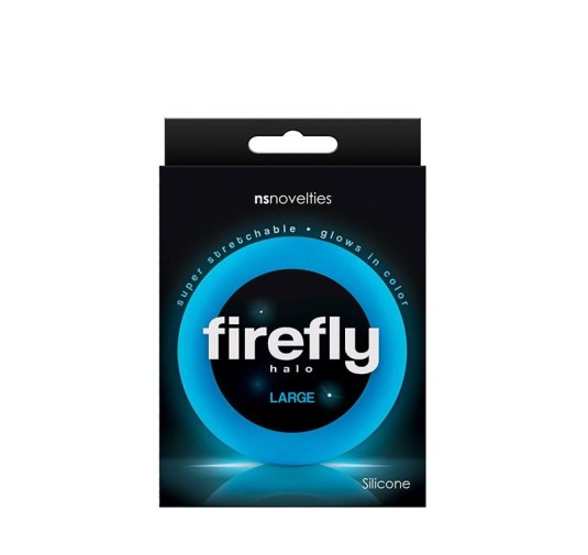 Pierścień-FIREFLY HALO LARGE BLUE