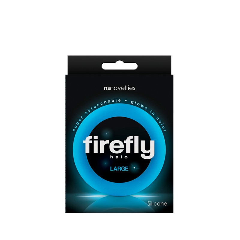 Pierścień-FIREFLY HALO LARGE BLUE