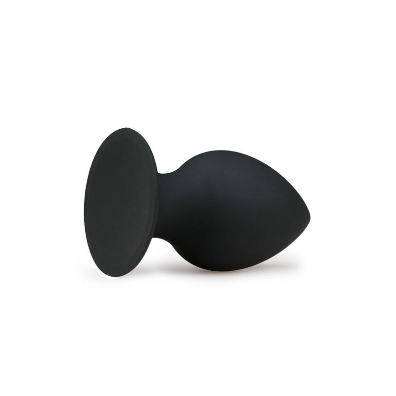 Duży okrągły korek analny plug z przyssawką 10cm Duży okrągły korek analny plug z przyssawką 10cm