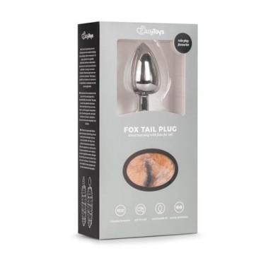 Korek analny lisi ogon plug z futerkiem zatyczka Korek analny lisi ogon plug z futerkiem zatyczka