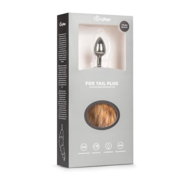 Korek analny lisi ogon plug z futerkiem zatyczka Korek analny lisi ogon plug z futerkiem zatyczka