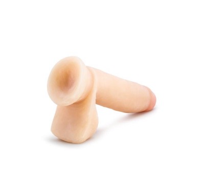 Grube realistyczne gładkie dildo z przyssawką