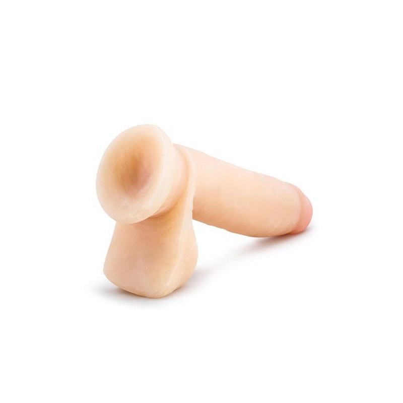 Grube realistyczne gładkie dildo z przyssawką