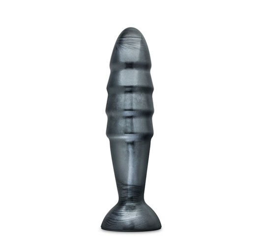 Czarny gruby silikonowy plug zatyczka korek analny