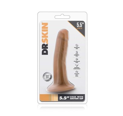 Dildo-DR. SKIN 5.5INCH COCK WITH SUCTION CUP