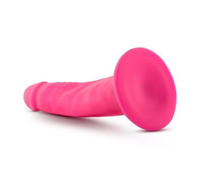 Dildo-neo 6inch dual density cock neon pink