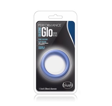 Pierścień-PERFORMANCE SILICONE GLO COCK RING