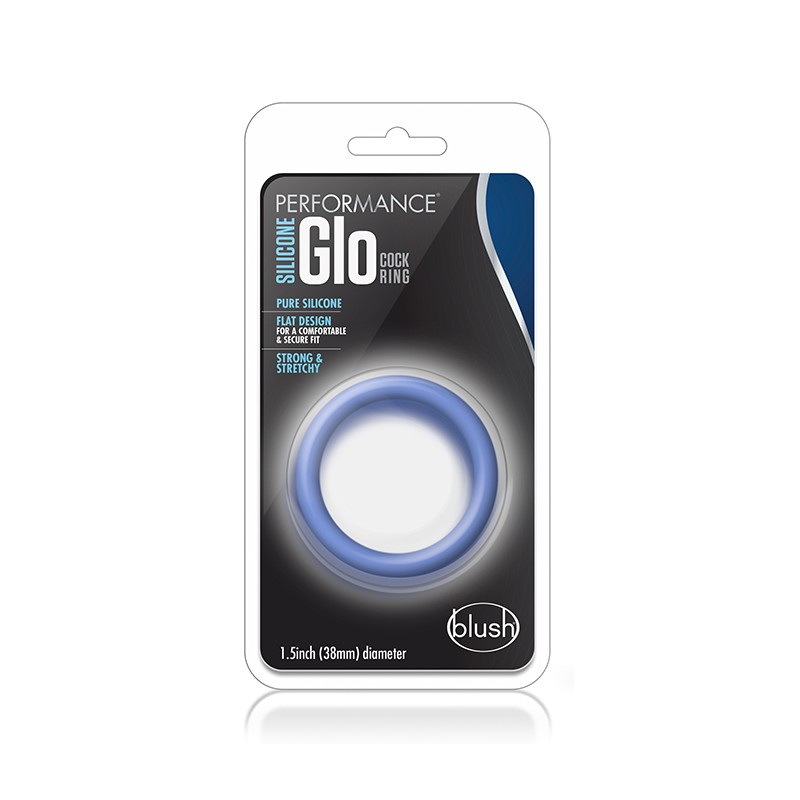 Pierścień-PERFORMANCE SILICONE GLO COCK RING