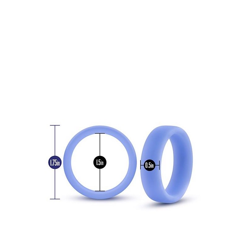 Pierścień-PERFORMANCE SILICONE GLO COCK RING