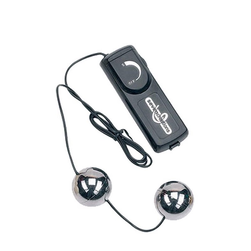 Wibrujące podwójne kulki erotyczne ćwiczenia kegla Wibrujące podwójne kulki erotyczne ćwiczenia kegla