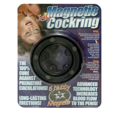 Pierścień-MAGNETIC COCK RING - SMOKE