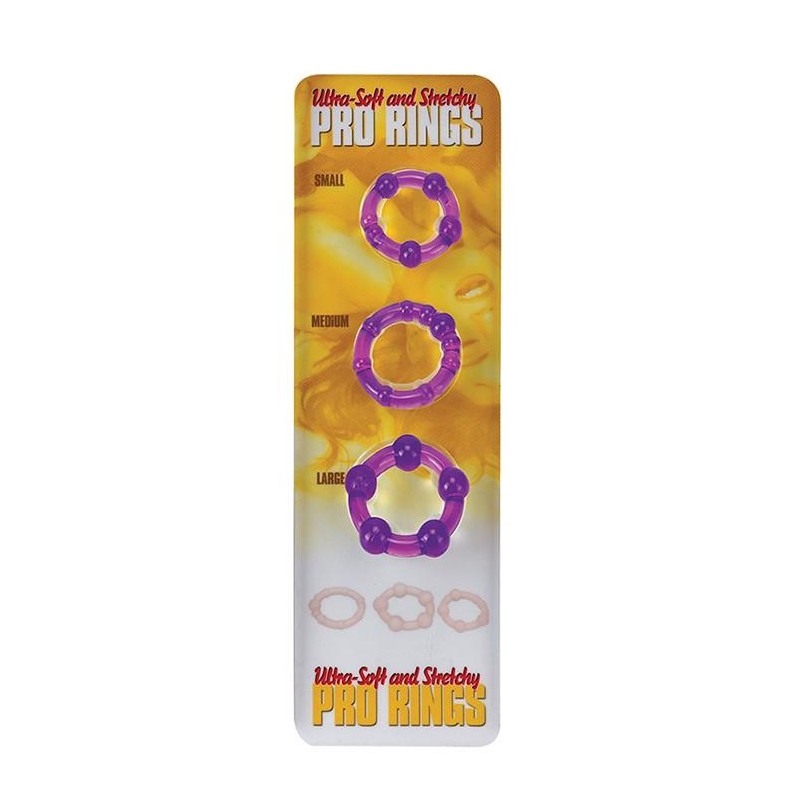 Pierścień-ULTRA SOFT & STRETCHY PRO RINGS PURPLE