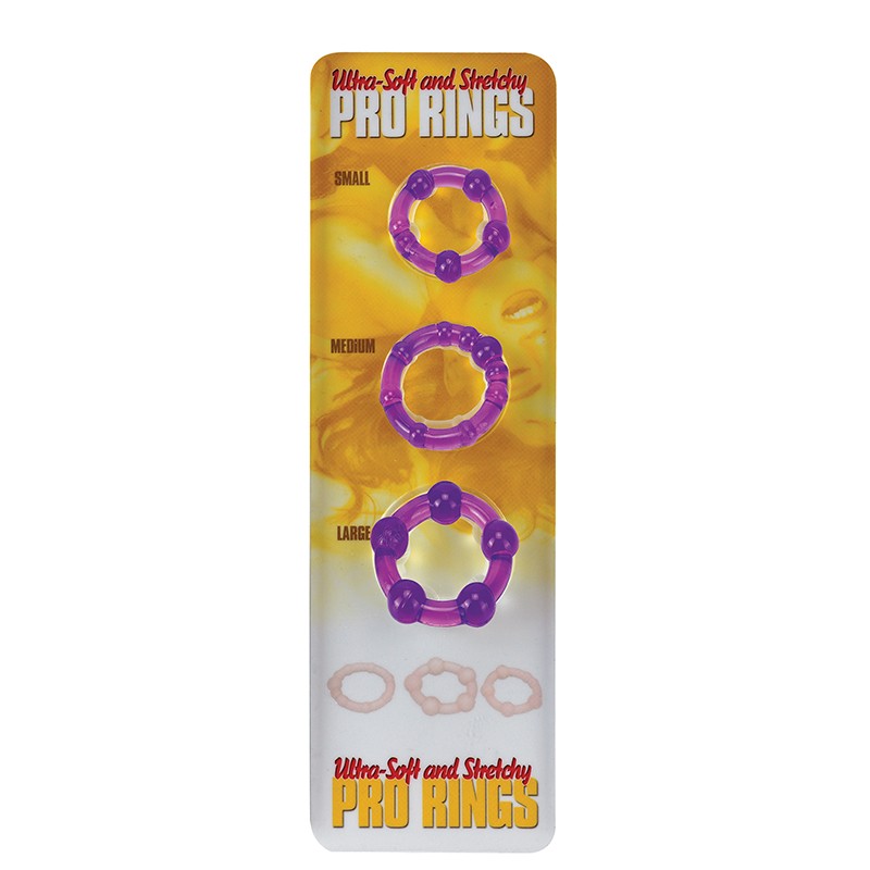 Pierścień-ULTRA SOFT & STRETCHY PRO RINGS PURPLE