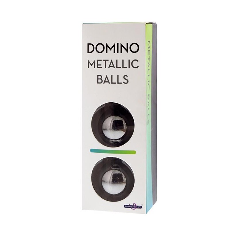 Kulki-DOMINO METALLIC BALLS -CHROME BLACK