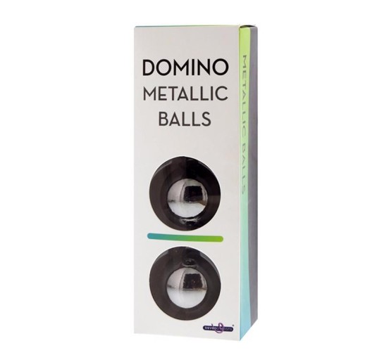 Kulki-DOMINO METALLIC BALLS -CHROME BLACK