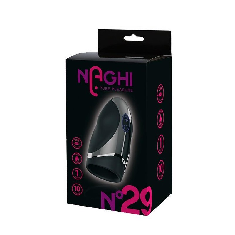 Masturbator-NAGHI NO.29 RECHARGEABLE PENIS HEAD VIBE