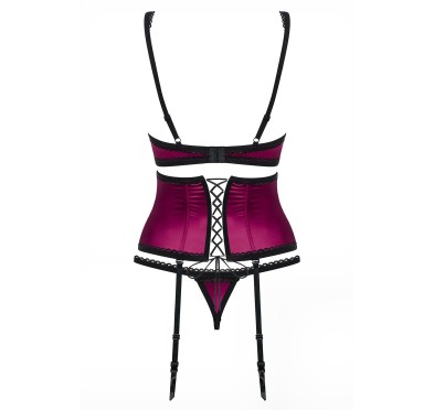 Erotyczny komplet stanik pas stringi obsessive s/m Erotyczny komplet stanik pas stringi obsessive s/m
