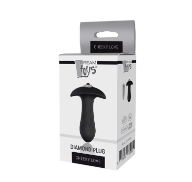 Korek analny unisex wibrująca zatyczka buttplug