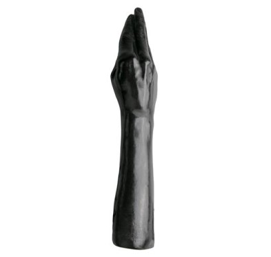 Czarne dildo do fistingu w kształcie ręki 43 cm