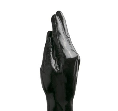 Czarne dildo do fistingu w kształcie ręki 43 cm