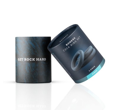 3-Piece Cock Ring Set - Grey