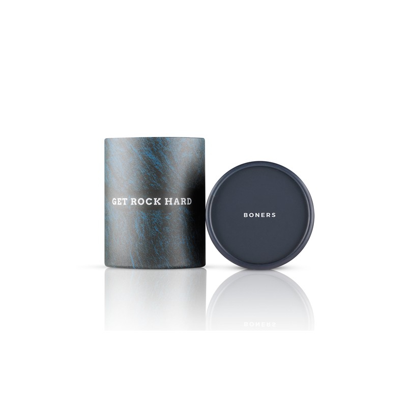 Boners Silicone Cock Ring And Ball Stretcher - Grey