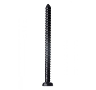 Czarny długi analny pręt zatyczka dildo plug 51 cm