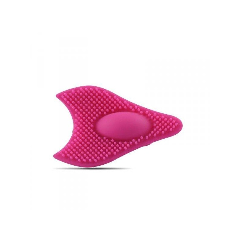 Wibrujący masażer łechtaczki z wypustkami mały 8cm Wibrujący masażer łechtaczki z wypustkami mały 8cm