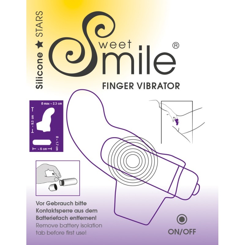 Stymulator łechtaczki wibrator na palec sex 9cm Stymulator łechtaczki wibrator na palec sex 9cm