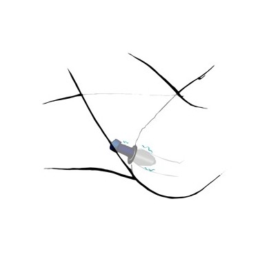 Otwarty korek analny plug tunel sex zatyczka 10cm