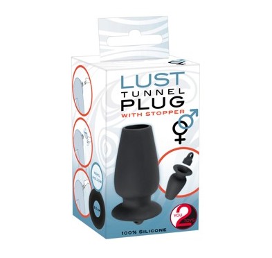 Korek analny otwarta zatyczka plug tunel sex 10cm