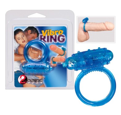 Zacisk pierścień na penisa z masażerem łechtaczki Zacisk pierścień na penisa z masażerem łechtaczki