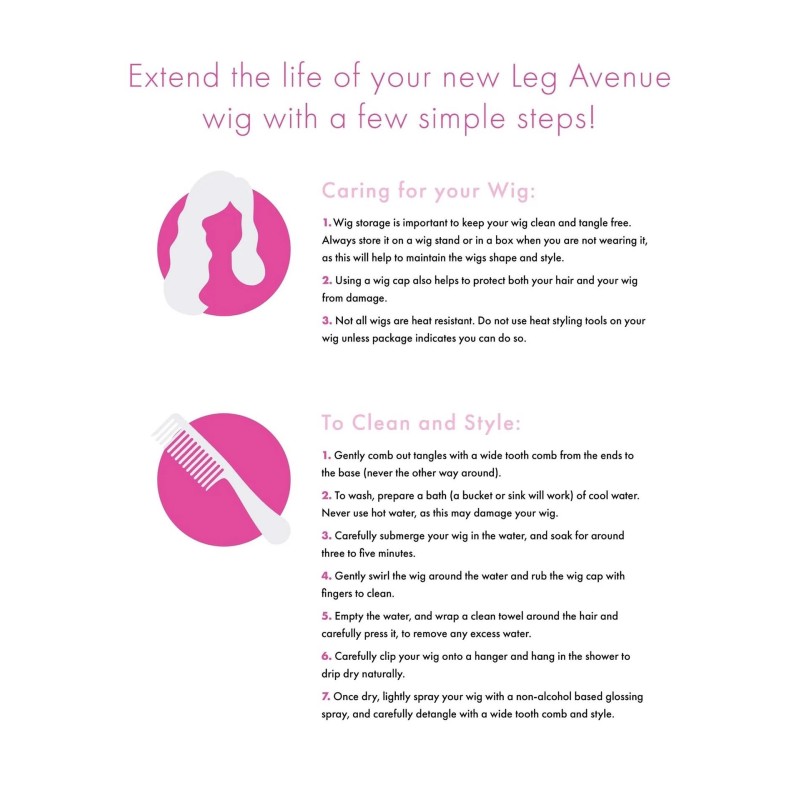 Bielizna-Bangin" long straight wig