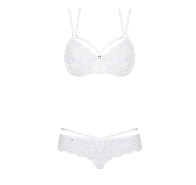 Koronkowy komplet biustonosz stringi obsessive s/m Koronkowy komplet biustonosz stringi obsessive s/m
