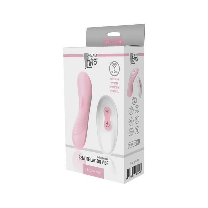 Stymulator-DREAM TOYS REMOTE LAY-ON VIBE