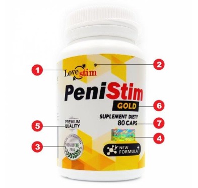 Supl.diety-PeniStim Gold 80 caps