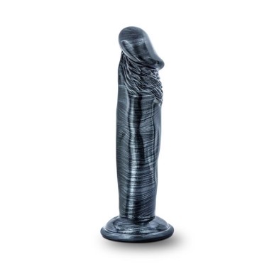 Jet ebony 6inch dildo ebony metallic