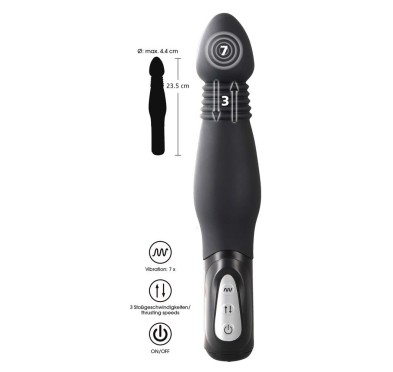 Analny penetrator do pupy wibrator z posuwisty Analny penetrator do pupy wibrator z posuwisty