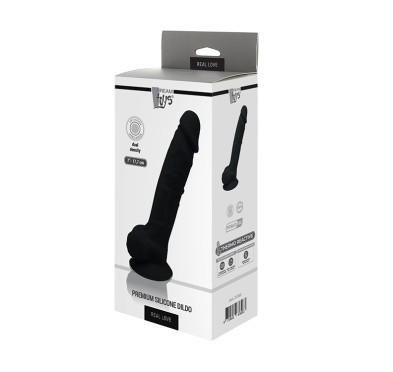 Silikonowe realistyczne dildo jądra przyssawka 17c