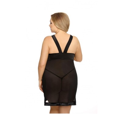 Samara black chemise XL+ ( czarna halka )