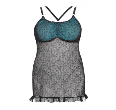 Tamara black chemise L+ ( czarna halka )