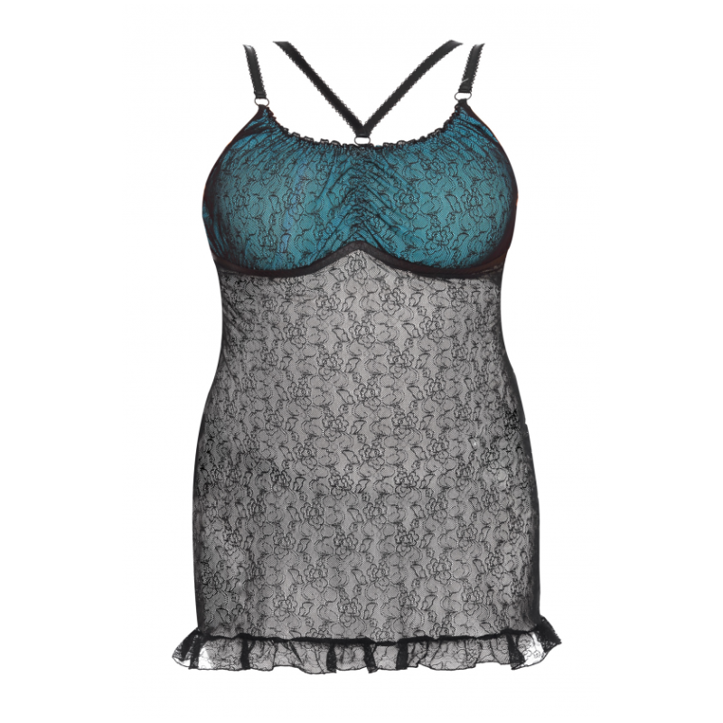 Tamara black chemise L+ ( czarna halka )