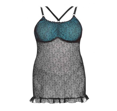 Tamara black chemise L+ ( czarna halka )