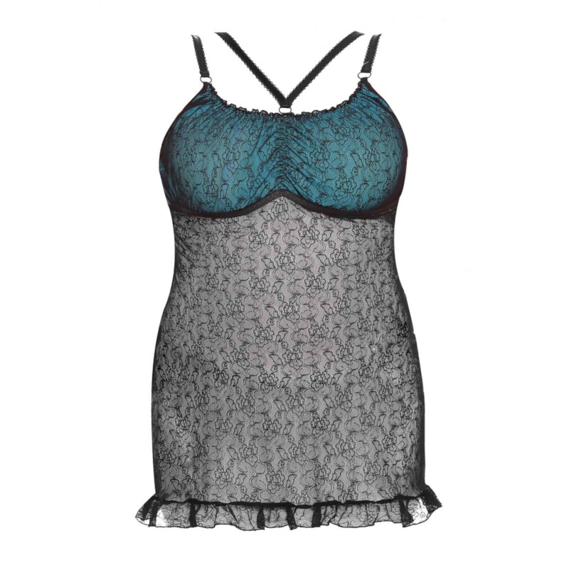 Tamara black chemise L+ ( czarna halka )